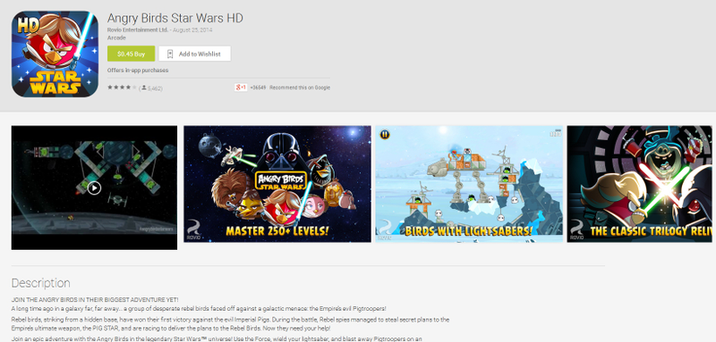 Illustration for article titled Friendly Notice: Star Wars related game sales.